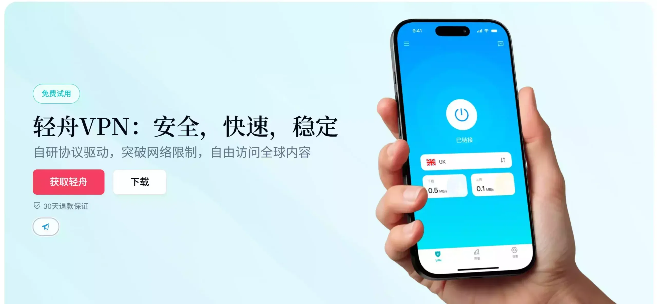 轻舟VPN 免费激活码!先到先得,安全,快速,稳定-安卿辰博客