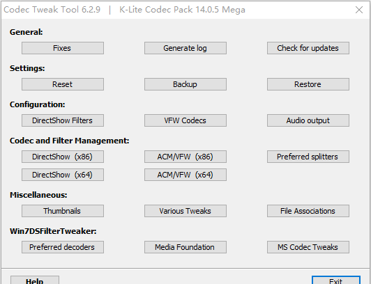 K-Lite Codec Pack Mega 19.7.5 最新媒体解码器下载-安卿辰博客